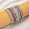 7" Gold & Crystal Rhinestone Stretch Bracelets, 2ct. by Bead Landing™